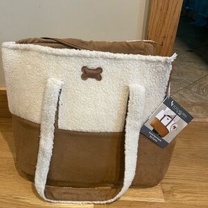 Koolaburra by Ugg Brown and Cream Pet Tote Bag